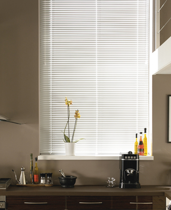 White Venetian Blinds